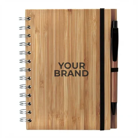 Albany Bamboo Notebook & Pen