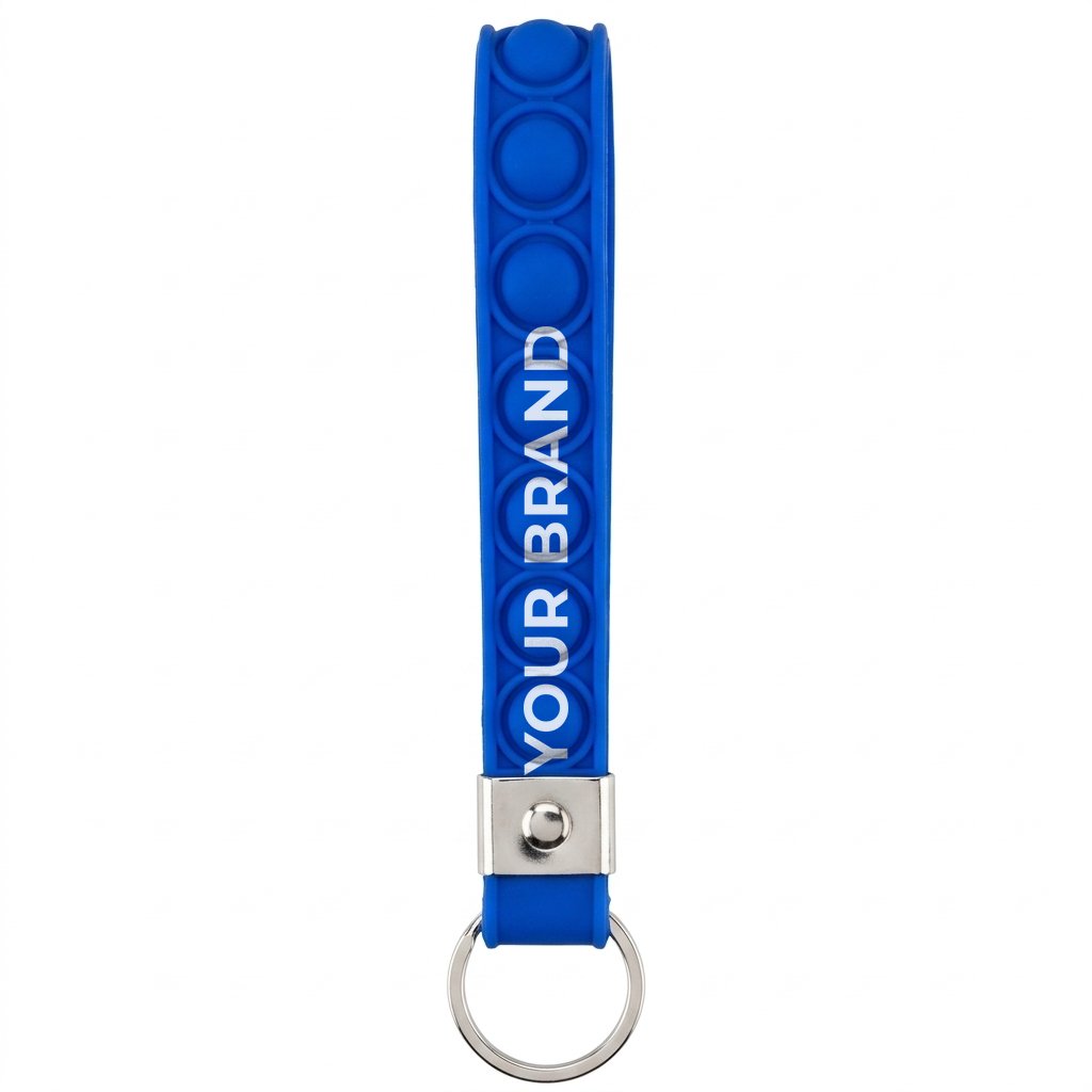 Push Pop Stress Reliever Keychain