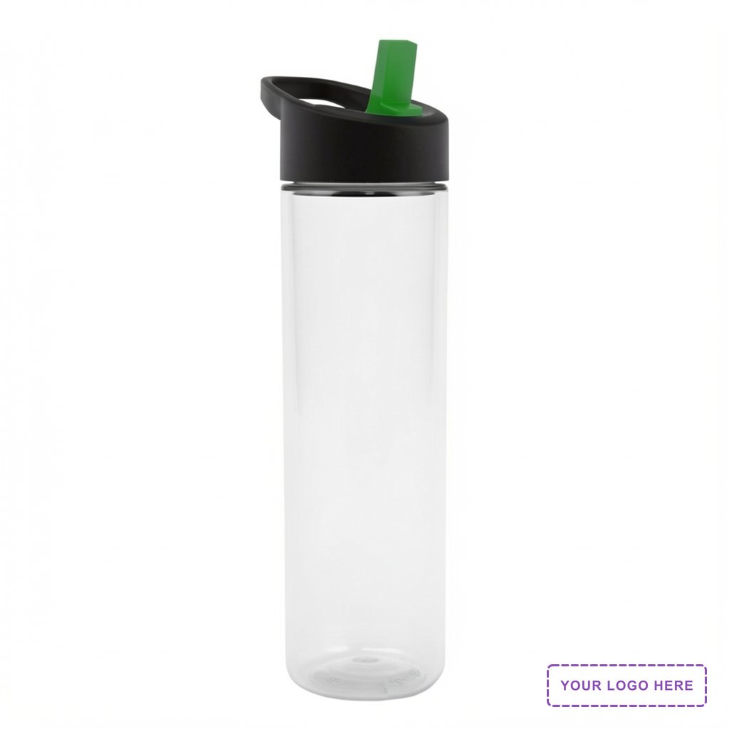 Garyline® Chiller Insulated Bottle with Flip-Straw Lid and Full-Color Paper Insert - 16 oz.