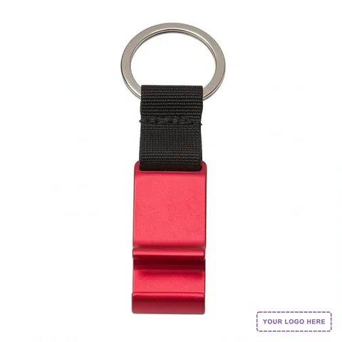 Aluminum Bottle Opener with Key Ring