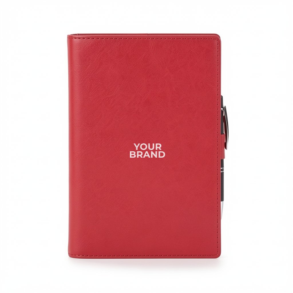 Genuine Leather Refillable Journal Combo