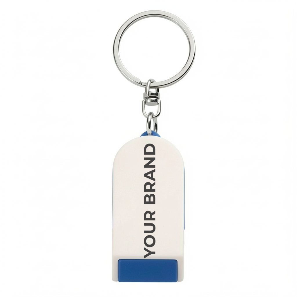 Phone Stand And Screen Cleaner Combo Key Chain