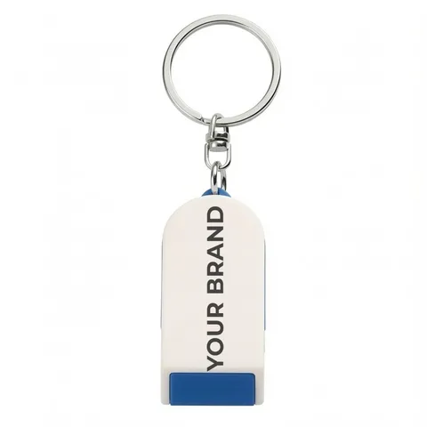 Phone Stand And Screen Cleaner Combo Key Chain