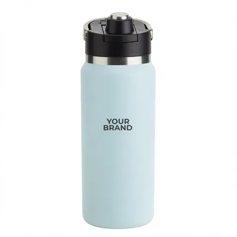 NAYAD® Traveler 26 oz Stainless Double-wall Vacuum Insulated Bottle with Twist-Top Spout