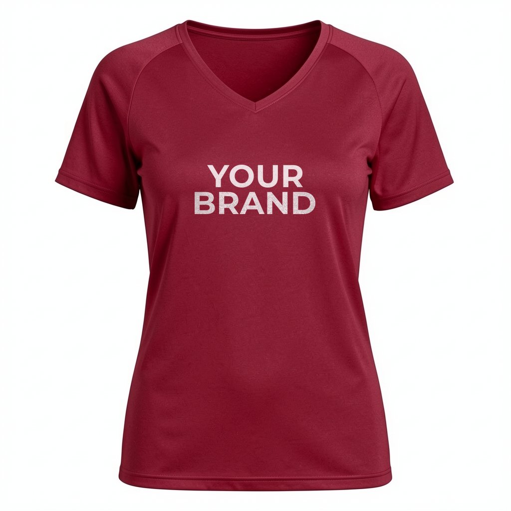 Women's Attain Wicking V-Neck T-Shirt - 2792