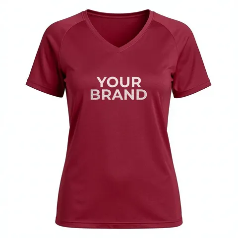Women's Attain Wicking V-Neck T-Shirt - 2792
