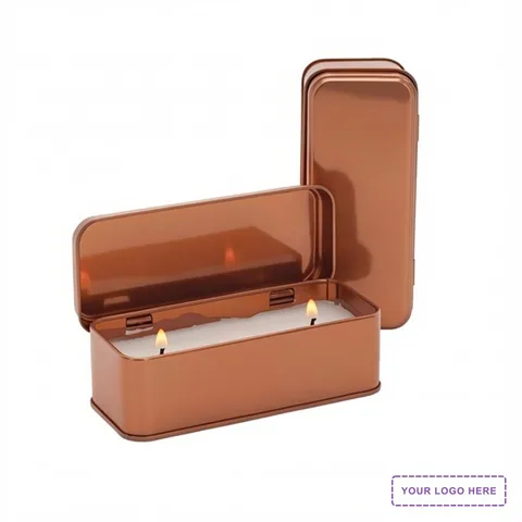 2.25 oz. Scented Copper Rectangular Candle
