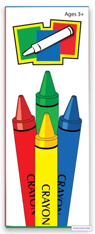 IMPRINTED CRAYONS - 4-Pack Box of Children's Crayons