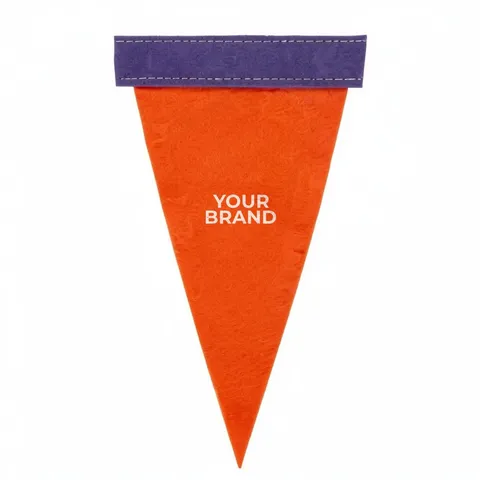 4" x 10" Colored Felt Pennant