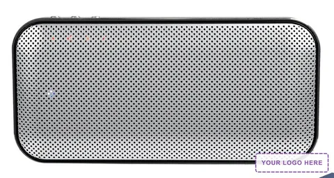 Cutter & Buck® Aluminum Suede Speaker And Power Bank