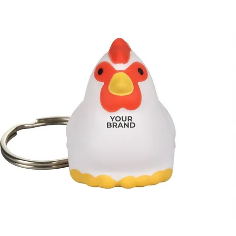 Chicken Stress Reliever Key Chain