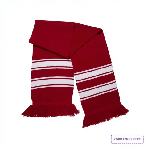 Stripe Knit Scarf