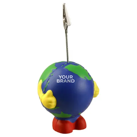 Earthball Man Stress Reliever Memo Holder
