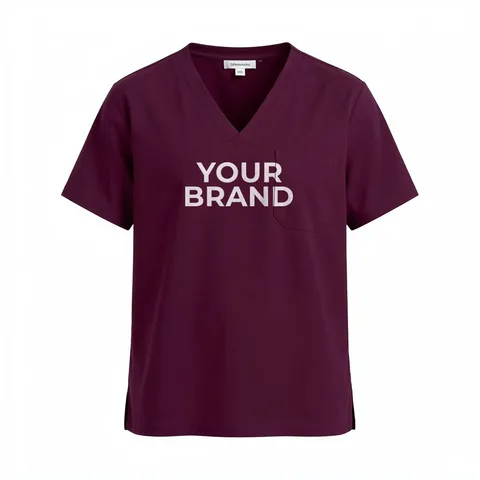 Landau - Essentials - Unisex Three-Pocket V-Neck Top