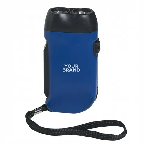Hand Squeeze Flashlight With Wrist Strap