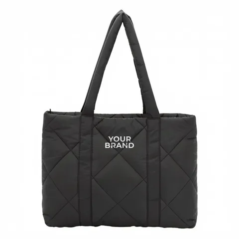 Veranda Quilted Nylon Tote Bag