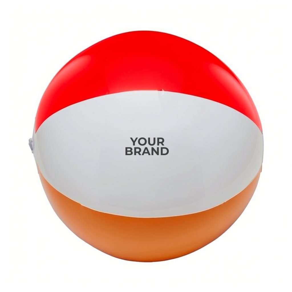 12" 6 Color Beach Ball Inflate