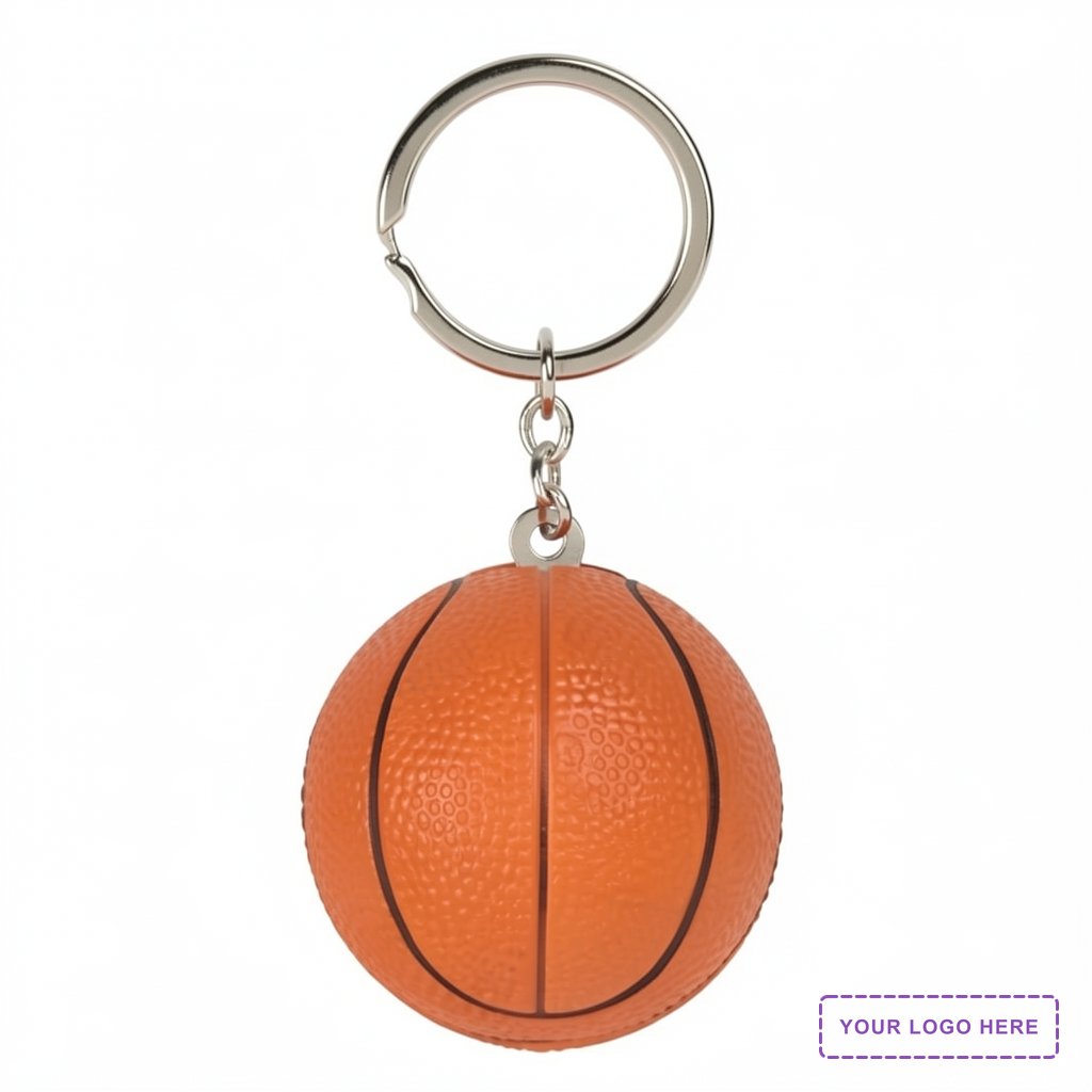 Basketball Stress Reliever Key Chain