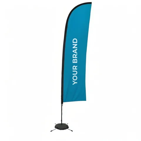 13' Premium Blade Sail Sign Kit (Single-Sided with Scissor Base)