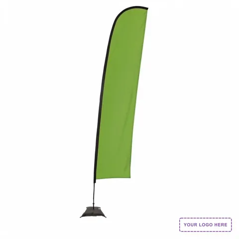 17' Premium Blade Sail Sign Kit (Double-Sided with Scissor Base)