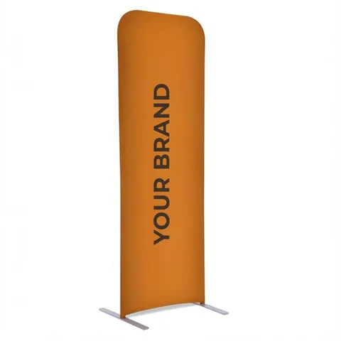 2'W x 72"H EuroFit™ Straight Wall Kit (Recycled Polyester Knit)
