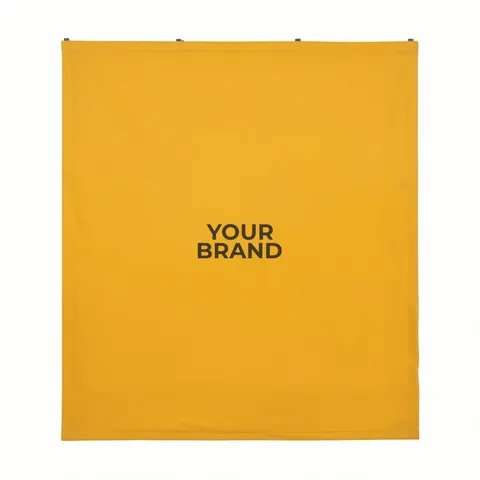 8' Straight Splash Floor Display 4-Sided Kit (Recycled Polyester Knit)