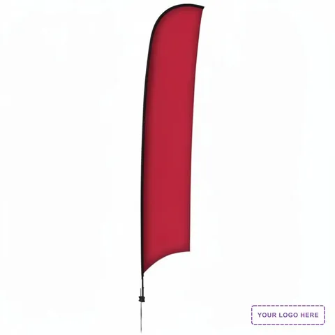 17' Elite Razor Nylon Sail Sign Kit (Single-Sided with Ground Spike)
