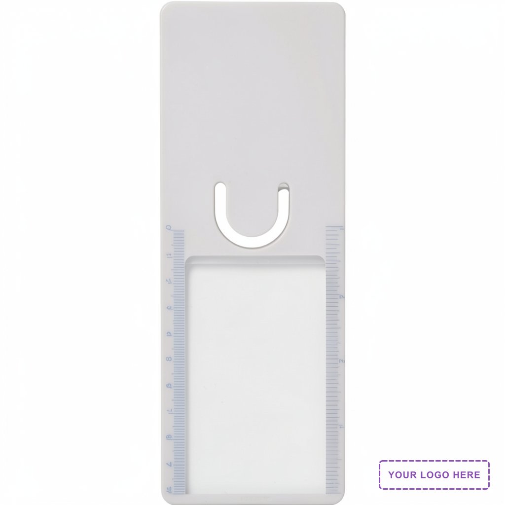 Bookmarker Magnifier with Clip and Ruler
