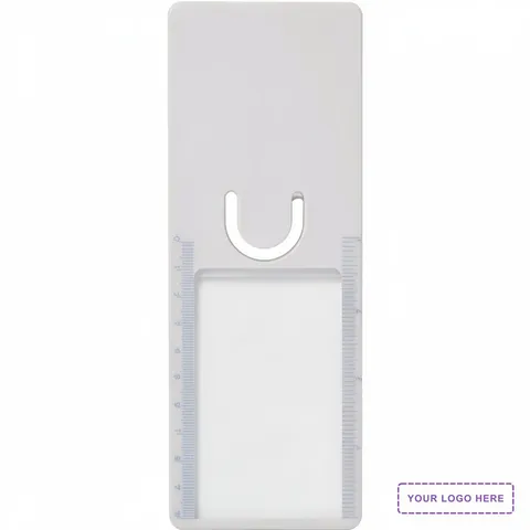 Bookmarker Magnifier with Clip and Ruler
