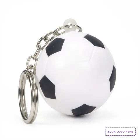 Soccer Ball Stress Reliever Key Chain