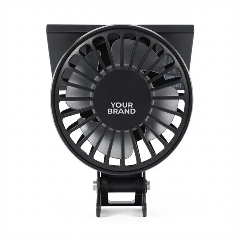 Cool Aid Solar-Powered Portable Fan With Clip