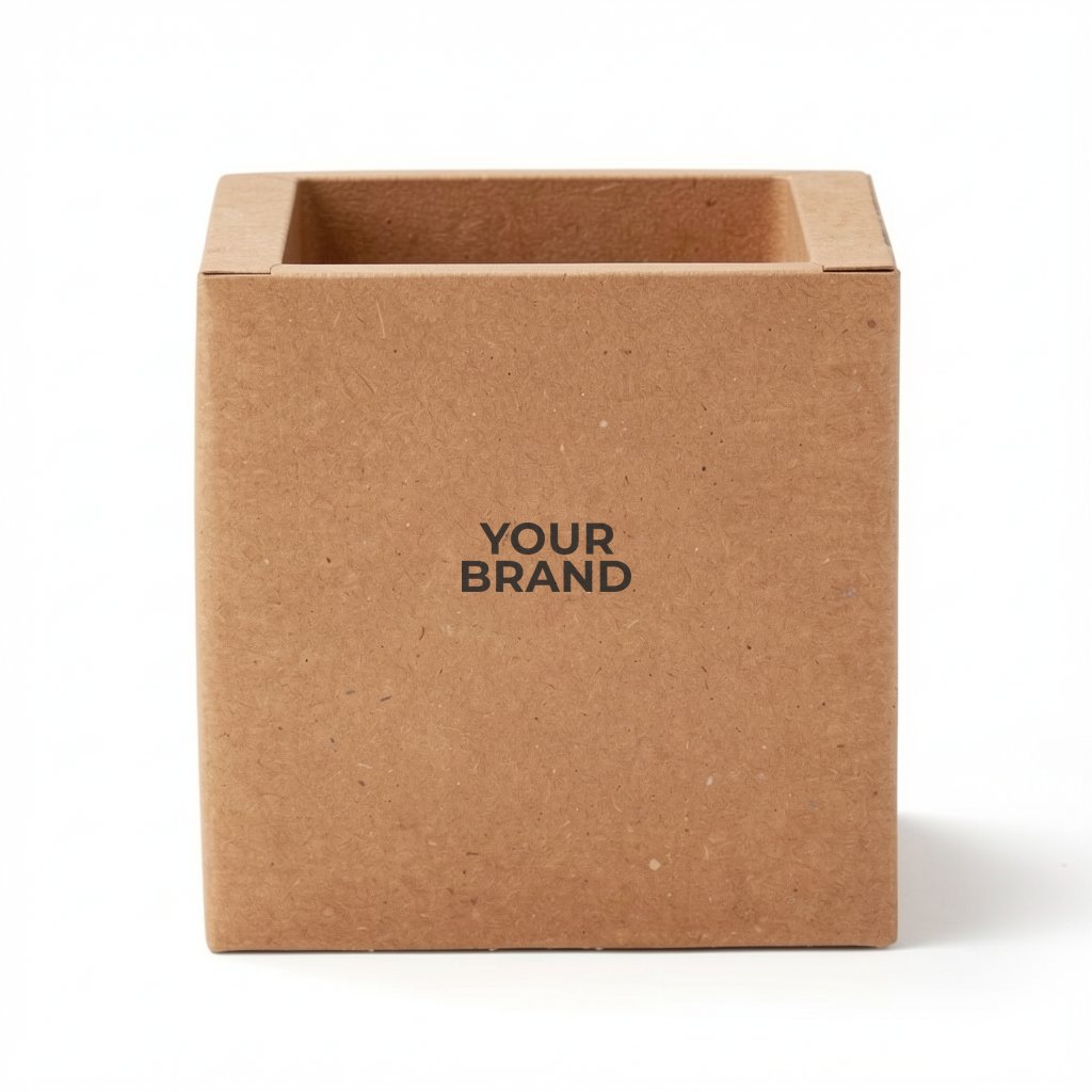Gray Garden of Hope Planter in Kraft Gift Box