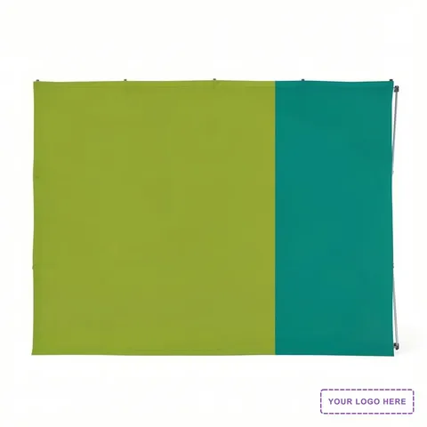 10' Straight Splash Floor Display Face Kit (Recycled Polyester Knit)