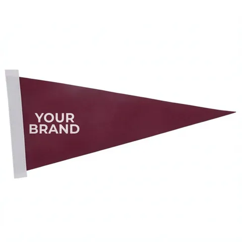 8" x 18" Colored Felt Pennant
