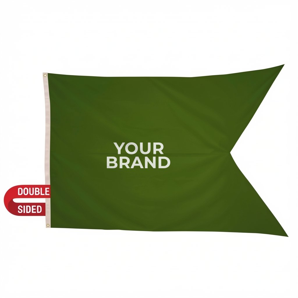 4' x 6' Polyester Guidon Flag Double-Sided
