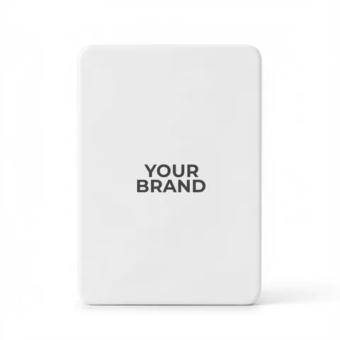 Solid Back White Poker Size Playing Cards