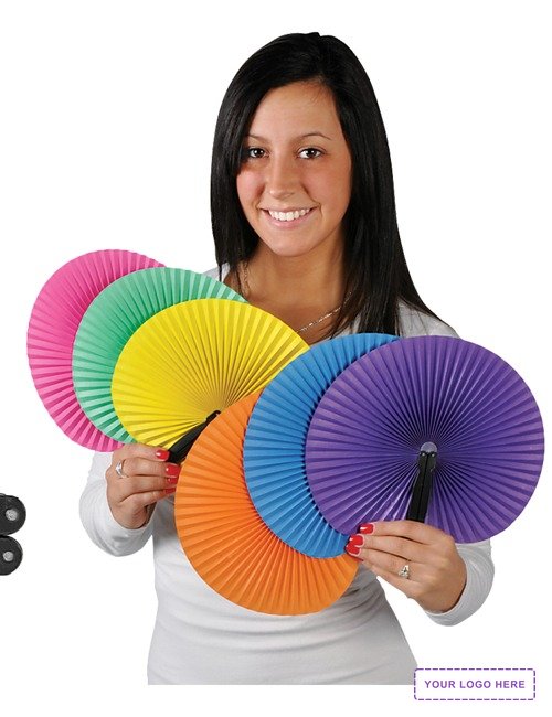 Colorful Paper Fan