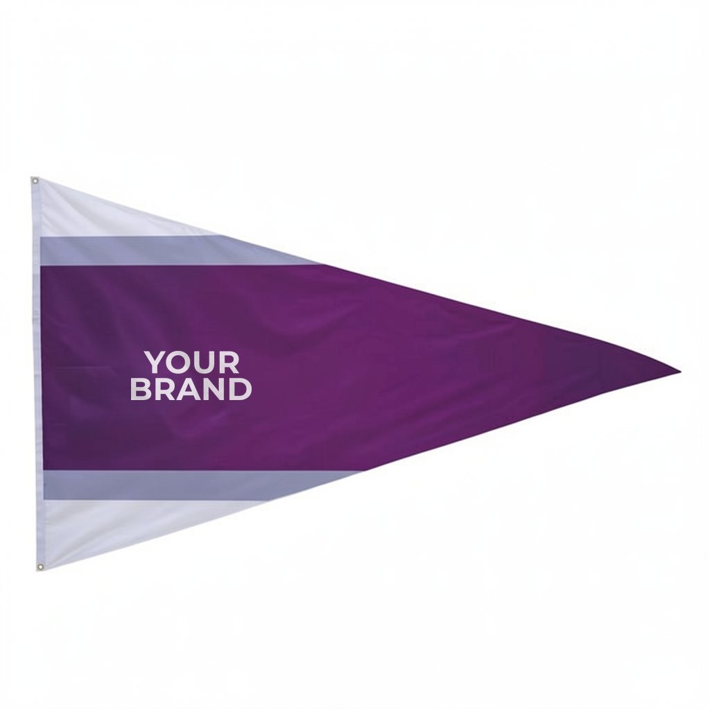 5' x 8' Nylon Pennant Flag Single-Sided