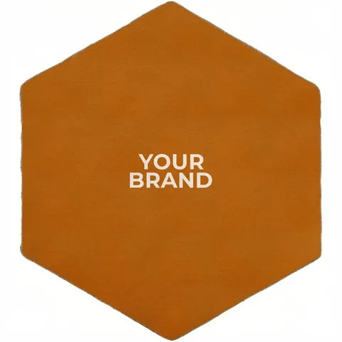 Hexagon Shape Soft Mouse Pad 7.38"x 8.52"x 0.125"