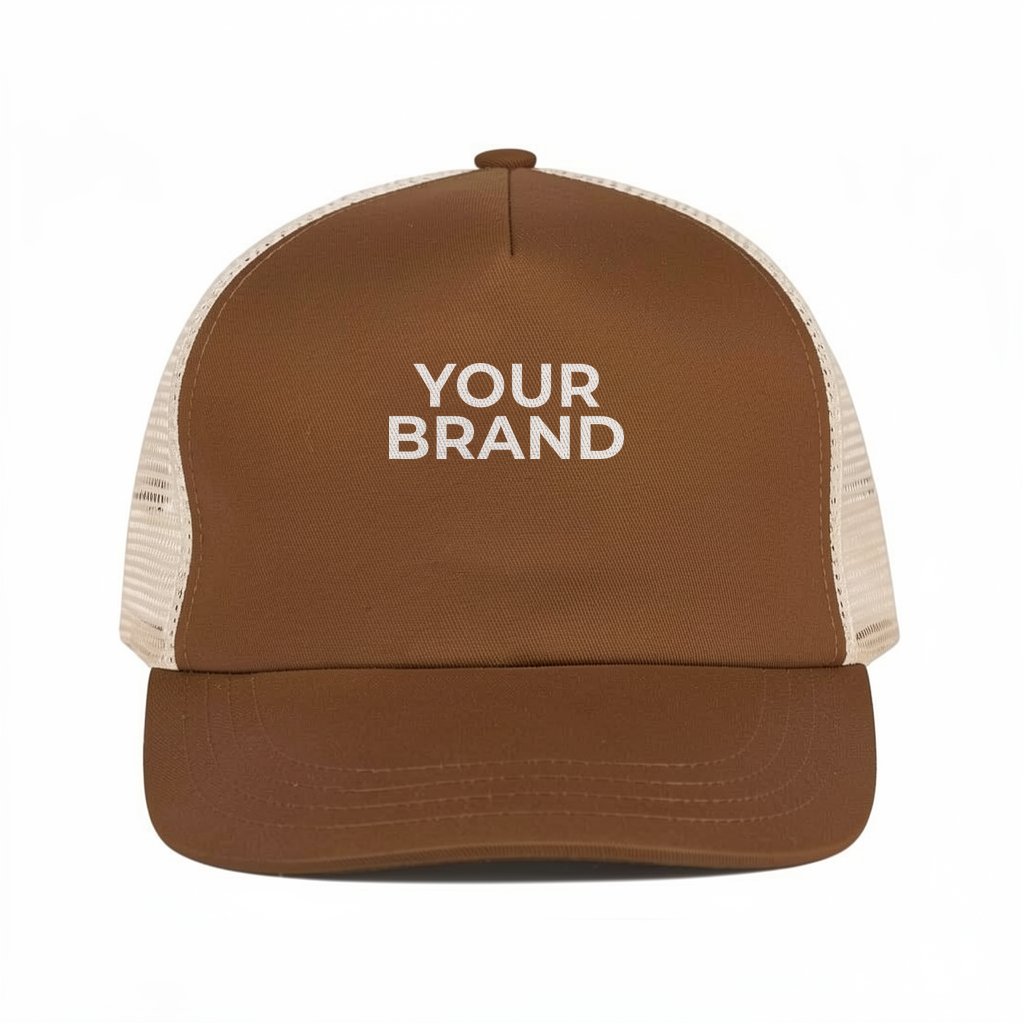 Union/USA Made Contrast Mesh Back Meshback Velcro Trucker