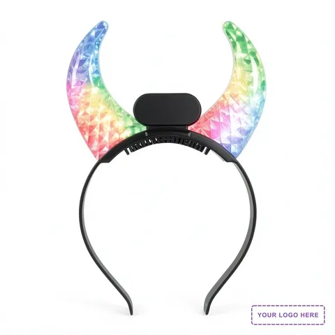 Color changing LED devil horns