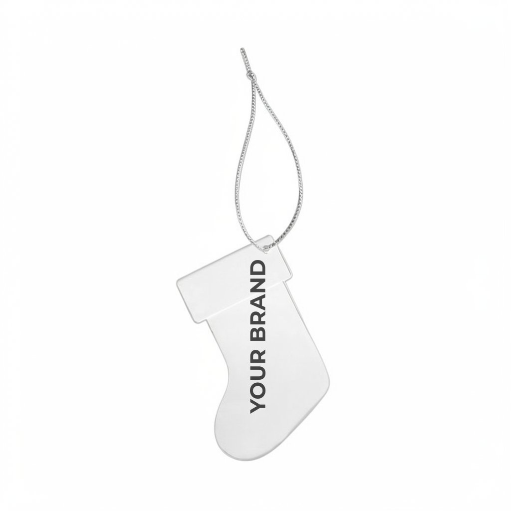 Acrylic Style Stocking Ornament