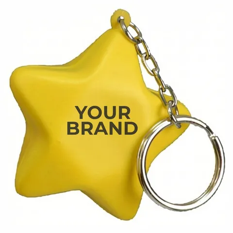 Star Stress Reliever Key Chain