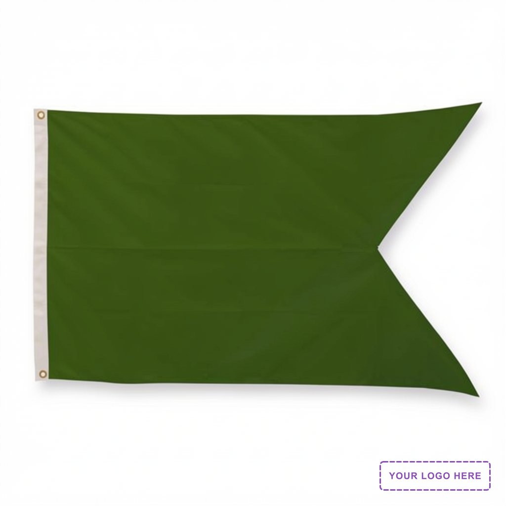 2.5' x 4' Polyester Guidon Flag Single-Sided