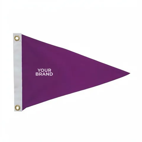 12" x 18" Nylon Pennant Flag Single-Sided