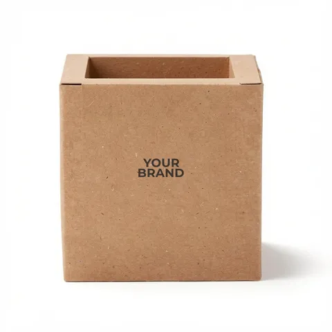 Gray Garden of Hope Planter in Kraft Gift Box