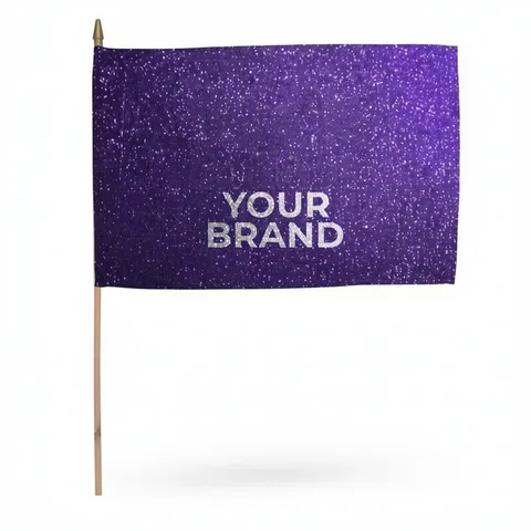 12" x 18" Stick Flag Kits with Spear Tip (Set of 6)