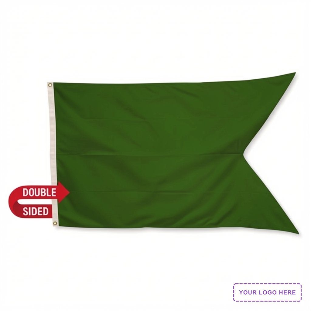 3' x 5' Polyester Guidon Flag Double-Sided