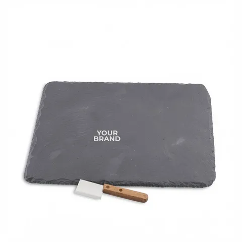 Genuine Slate Cheese Plate with Party Favorites