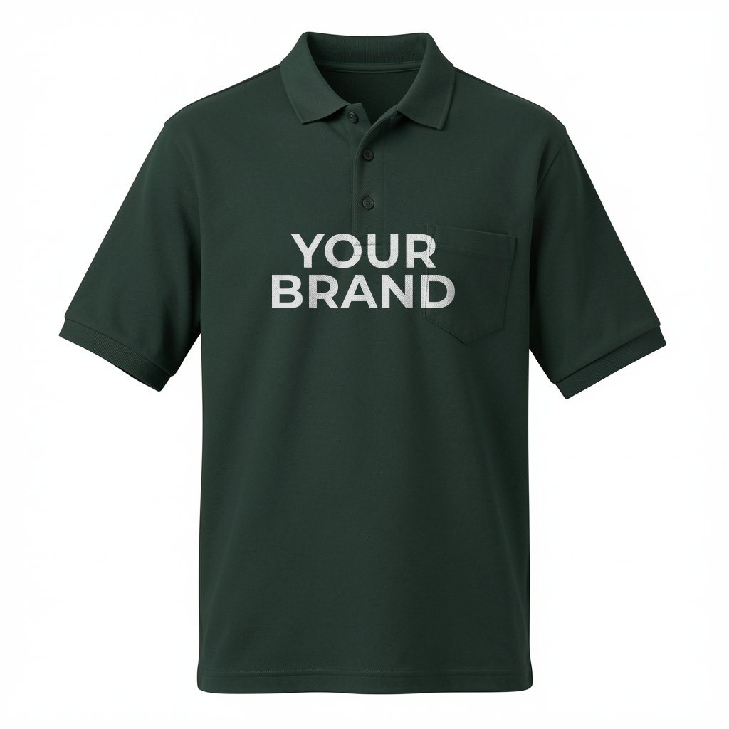 Port Authority Silk Touch Polo with Pocket. K500P